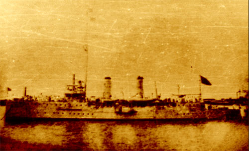 “中山舰”被日本飞机击沉　50年后打捞出水(TodayOnHistory.COM)