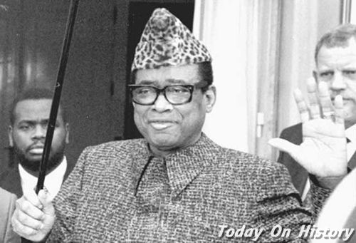 刚果民主共和国国民军总司令蒙博托·塞塞·塞科