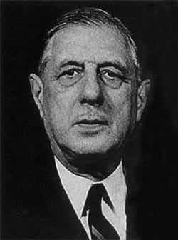 法兰西第五共和国总统戴高乐逝世