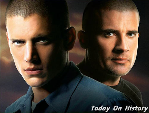 多米尼克·珀塞尔与​温特沃思·米勒在《越狱》中的宣传照