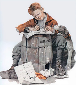 美国在20世纪早期的重要画家诺曼·洛克威尔出生