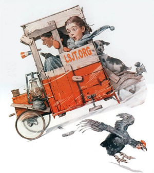 美国在20世纪早期的重要画家诺曼·洛克威尔出生