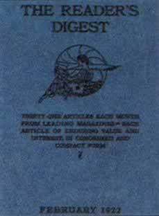 畅销世界的美国杂志《读者文摘》创刊