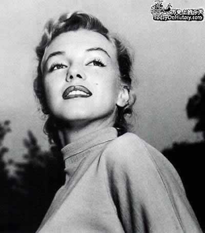 当代著名影星玛丽莲·梦露诞辰