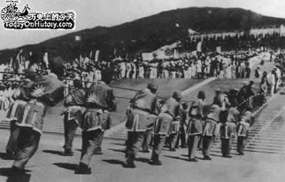 孙中山灵柩由北平移至南京中山陵