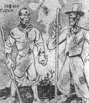 朝鲜各地发生排华暴行